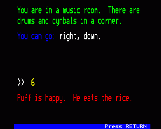 Puff Screenshot 12 (BBC B/B+/Master 128)