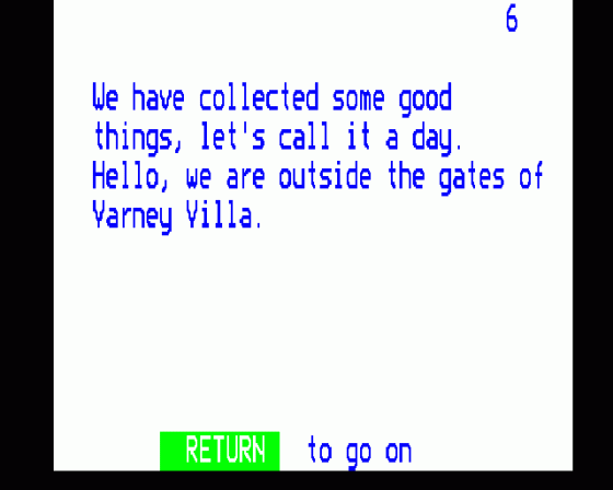 Storywriter Screenshot 5 (BBC Model B)