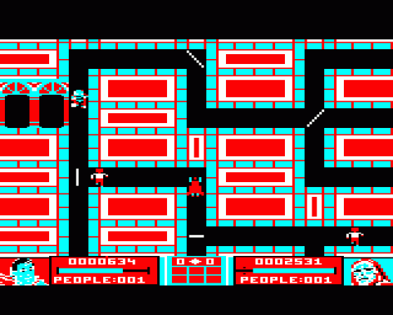 Superman: The Game Screenshot 5 (BBC Model B)