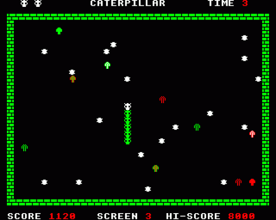 Caterpillar Screenshot 8 (BBC Model B)