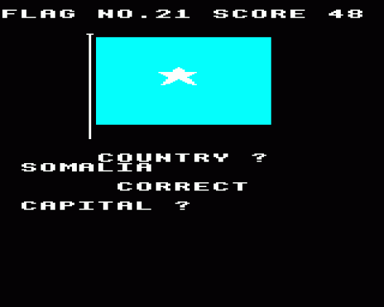 Flags Screenshot 10 (BBC Model B)