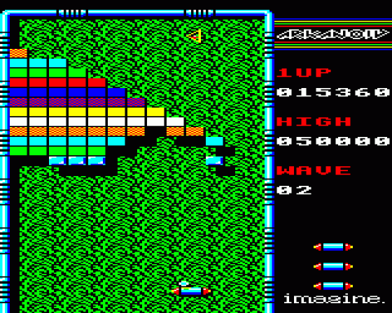 Arkanoid Screenshot 6 (BBC Model B)