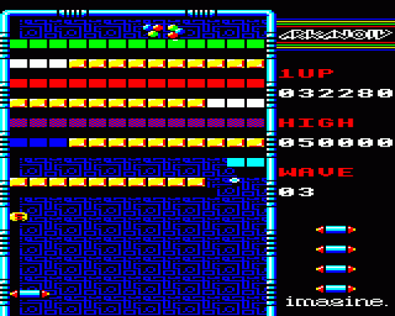 Arkanoid Screenshot 8 (BBC Model B)