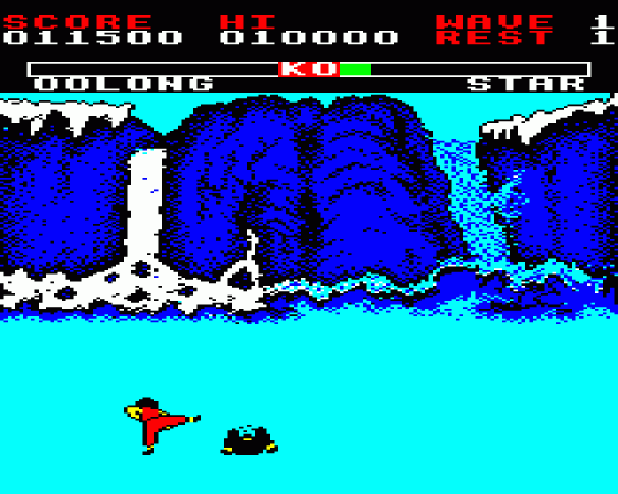 Yie-Ar Kung Fu Screenshot 10 (BBC Model B)