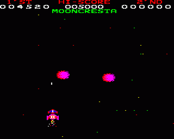 Moon Cresta Screenshot 6 (BBC Model B)