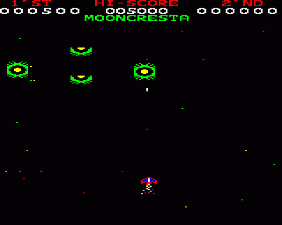 Moon Cresta Screenshot 8 (BBC Model B)