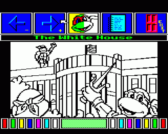 Teenage Mutant Hero Turtles: World Tour Screenshot 5 (BBC B/B+/Master 128)