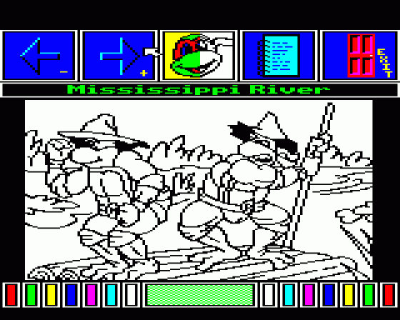 Teenage Mutant Hero Turtles: World Tour Screenshot 7 (BBC B/B+/Master 128)