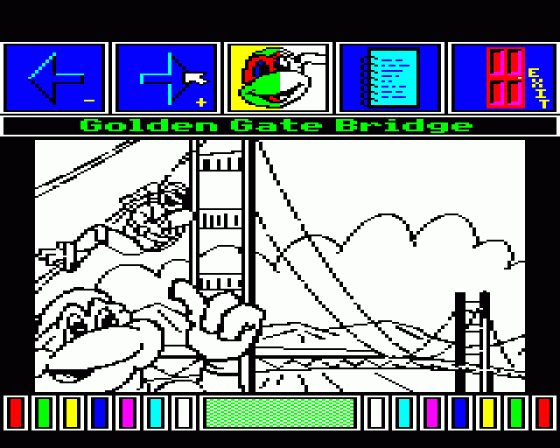 Teenage Mutant Hero Turtles: World Tour Screenshot 14 (BBC B/B+/Master 128)