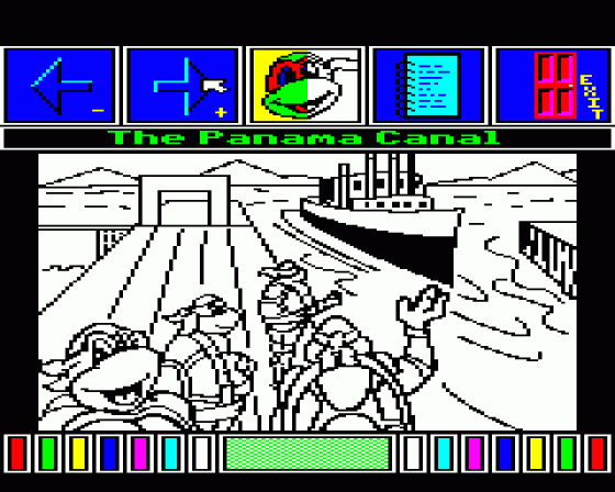 Teenage Mutant Hero Turtles: World Tour Screenshot 17 (BBC B/B+/Master 128)