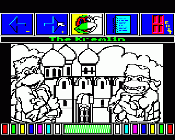 Teenage Mutant Hero Turtles: World Tour Screenshot 27 (BBC B/B+/Master 128)