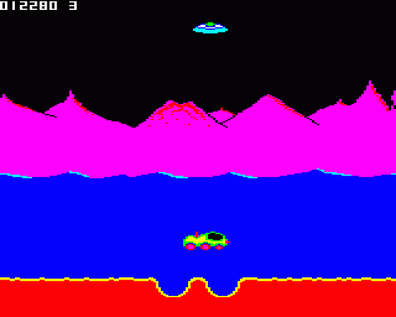 Moon Buggy Screenshot 5 (BBC Model B)