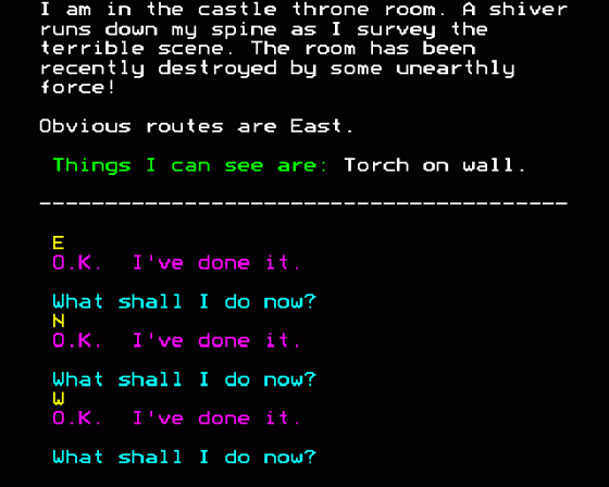 Revenge Of Zor Screenshot 6 (BBC Model B)