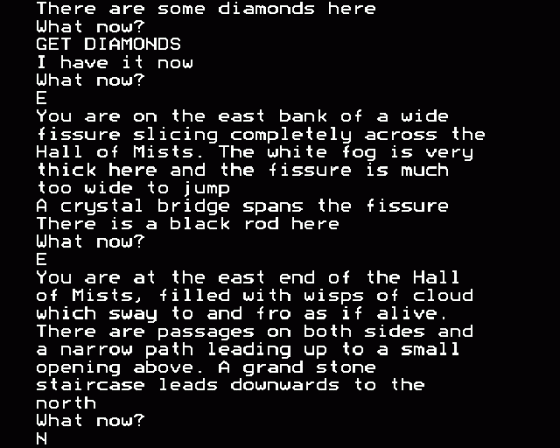 Colossal Adventure Screenshot 7 (BBC Model B)