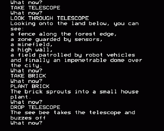 Return To Eden Screenshot 11 (BBC Model B)