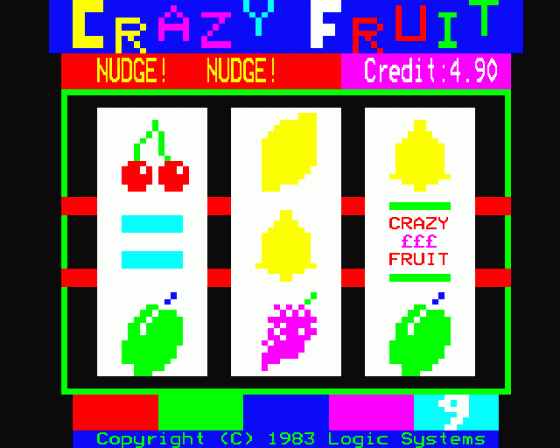 Crazy Fruit Screenshot 10 (BBC Model B)