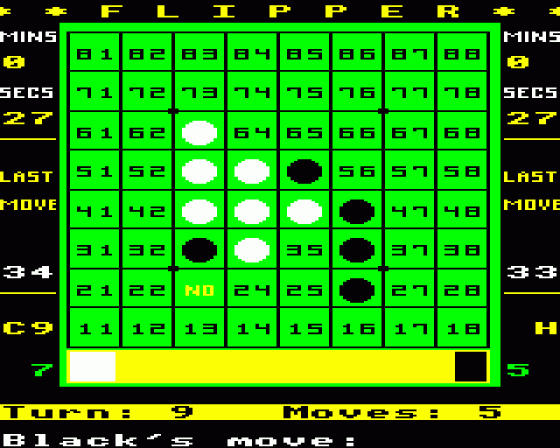 Flipper Screenshot 5 (BBC Model B)