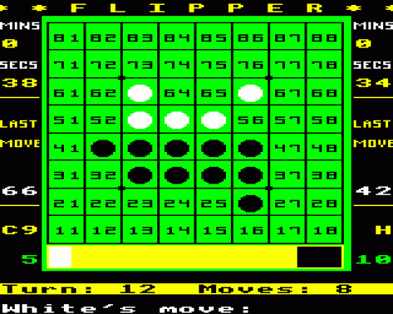 Flipper Screenshot 6 (BBC Model B)