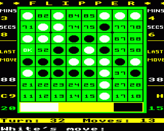 Flipper Screenshot 8 (BBC Model B)