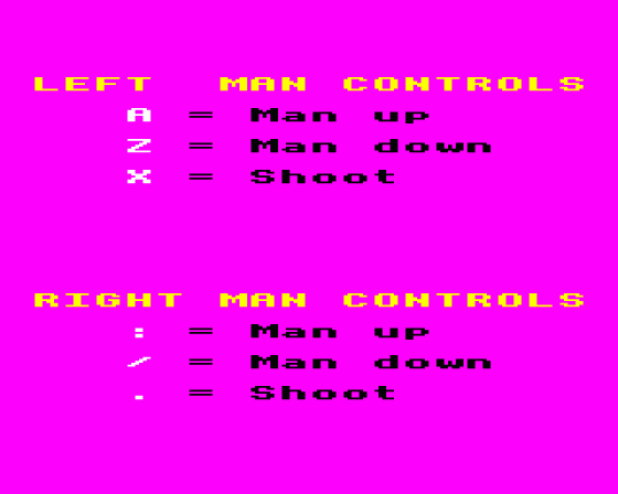 Cowboy Shoot Out Screenshot 6 (BBC Model B)