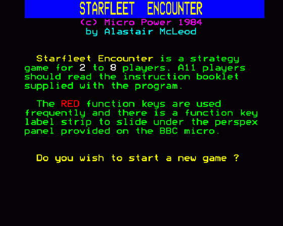 Starfleet Encounter