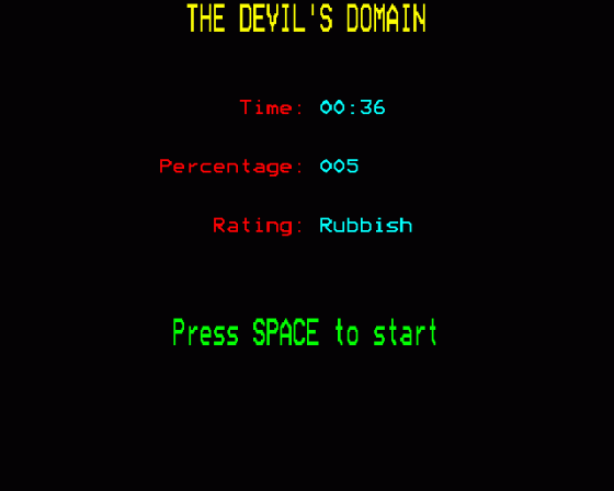 The Devil's Domain Screenshot 9 (BBC Model B)