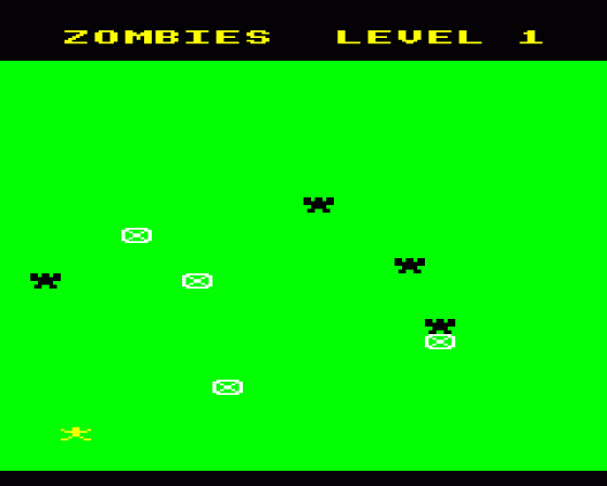 Zombies Screenshot 6 (BBC Model B)