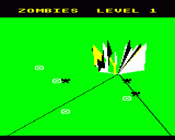 Zombies Screenshot 7 (BBC Model B)