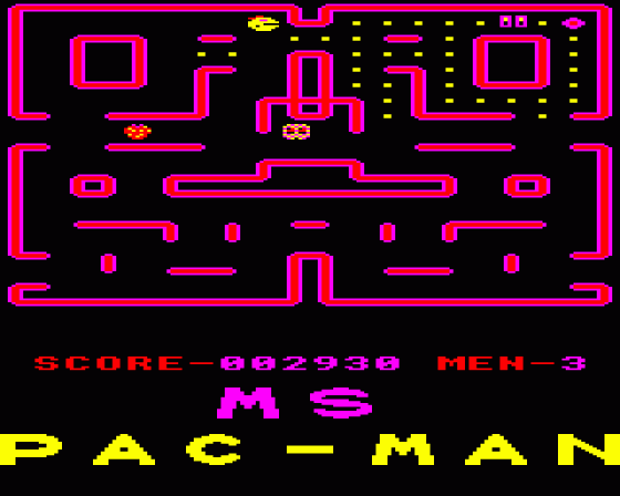 Ms. Pac-Man Screenshot 5 (BBC B/B+/Master 128)