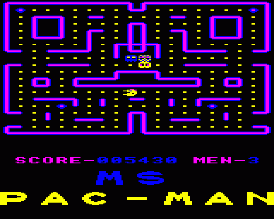 Ms. Pac-Man Screenshot 10 (BBC B/B+/Master 128)