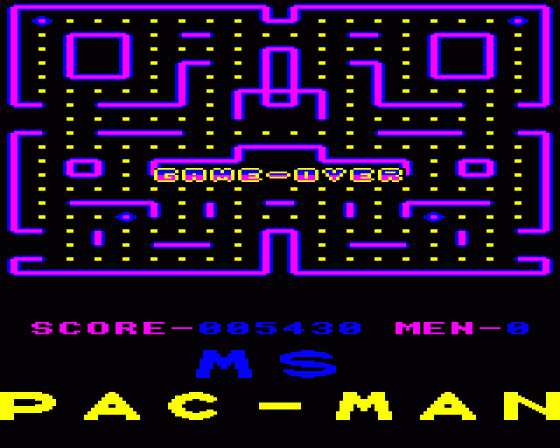 Ms. Pac-Man Screenshot 11 (BBC B/B+/Master 128)