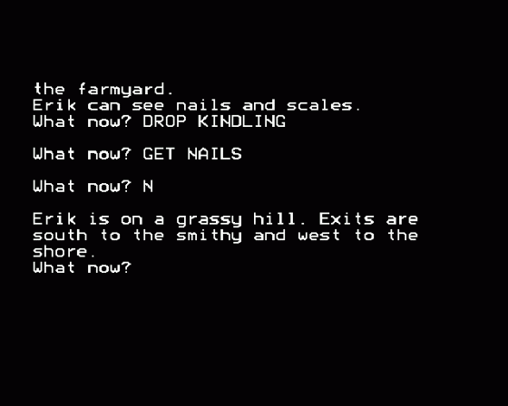 The Saga Of Erik The Viking Screenshot 7 (BBC Model B)