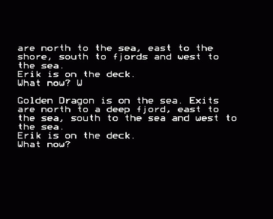 The Saga Of Erik The Viking Screenshot 19 (BBC Model B)