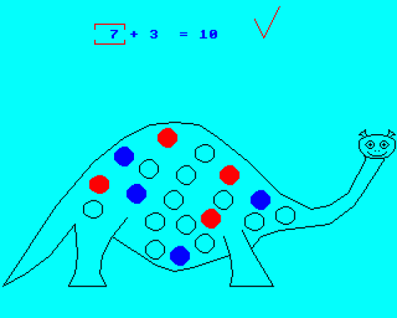 Dippy The Dinosaur Screenshot 7 (BBC Model B)