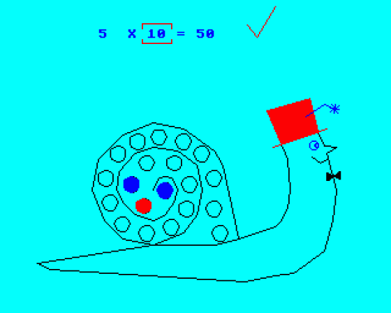 Spiro The Snail Screenshot 6 (BBC Model B)