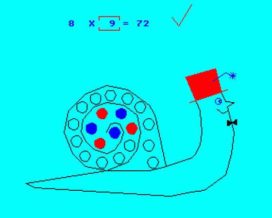 Spiro The Snail Screenshot 8 (BBC Model B)