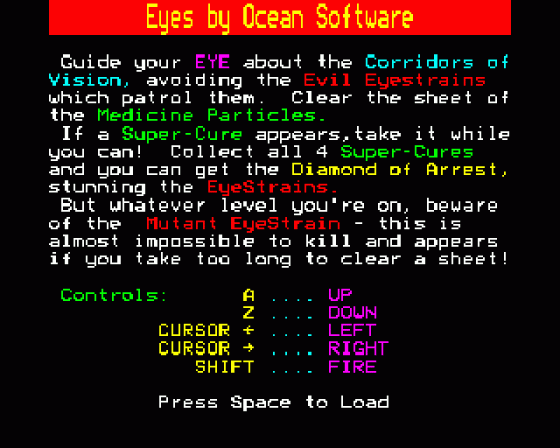 Eyes Screenshot 8 (BBC Model B)