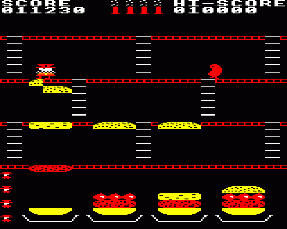 Mr. Wimpy Screenshot 6 (BBC Model B)