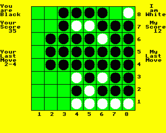 Reverse Coins Screenshot 6 (BBC Model B)