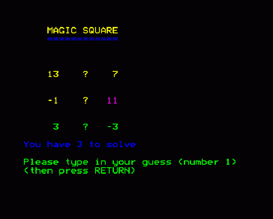 Magic Square