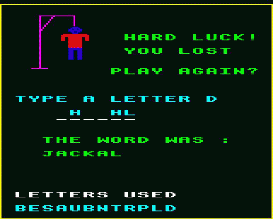 Hangman Screenshot