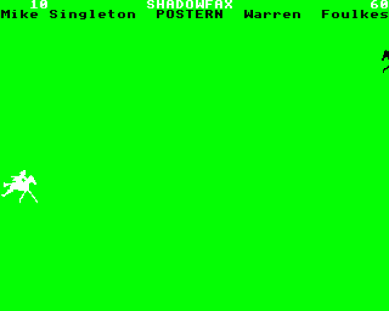 Shadowfax Screenshot 8 (BBC Model B)