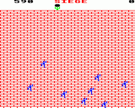 Siege Screenshot 6 (BBC Model B)