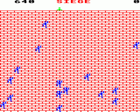 Siege Screenshot 7 (BBC Model B)