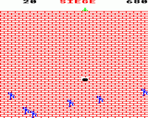 Siege Screenshot 8 (BBC Model B)