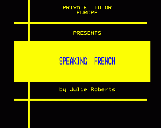 Speaking French