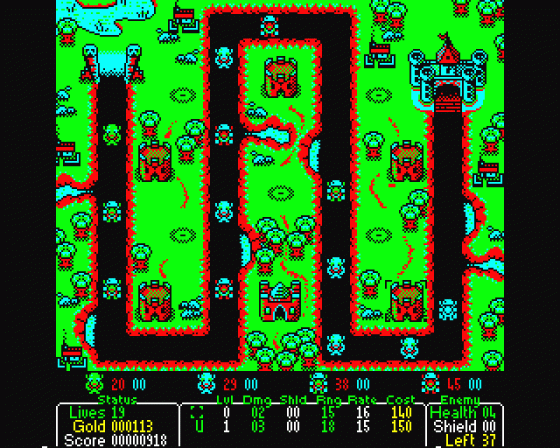 Castle Defender Screenshot 11 (BBC B/B+/Master 128)