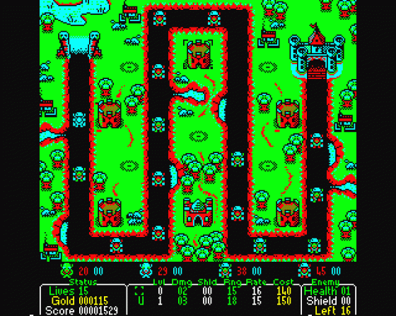 Castle Defender Screenshot 15 (BBC B/B+/Master 128)