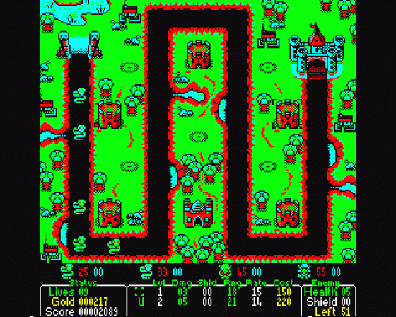 Castle Defender Screenshot 16 (BBC B/B+/Master 128)