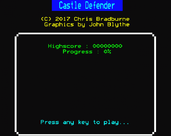 Castle Defender Screenshot 27 (BBC B/B+/Master 128)